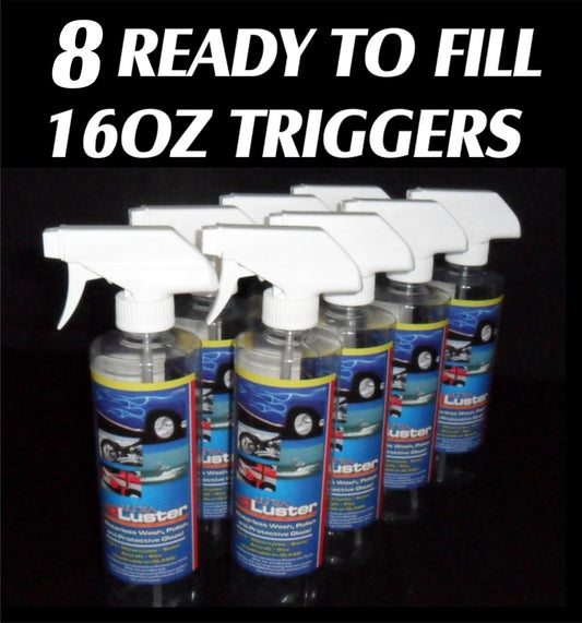 8 Ready to Fill 16oz Triggers